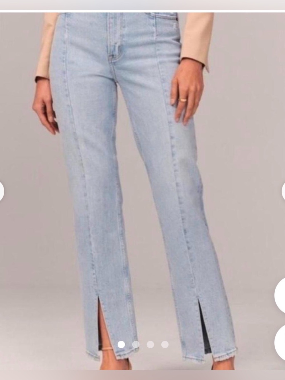 Abercrombie & Fitch 90s high rise straight leg Jean